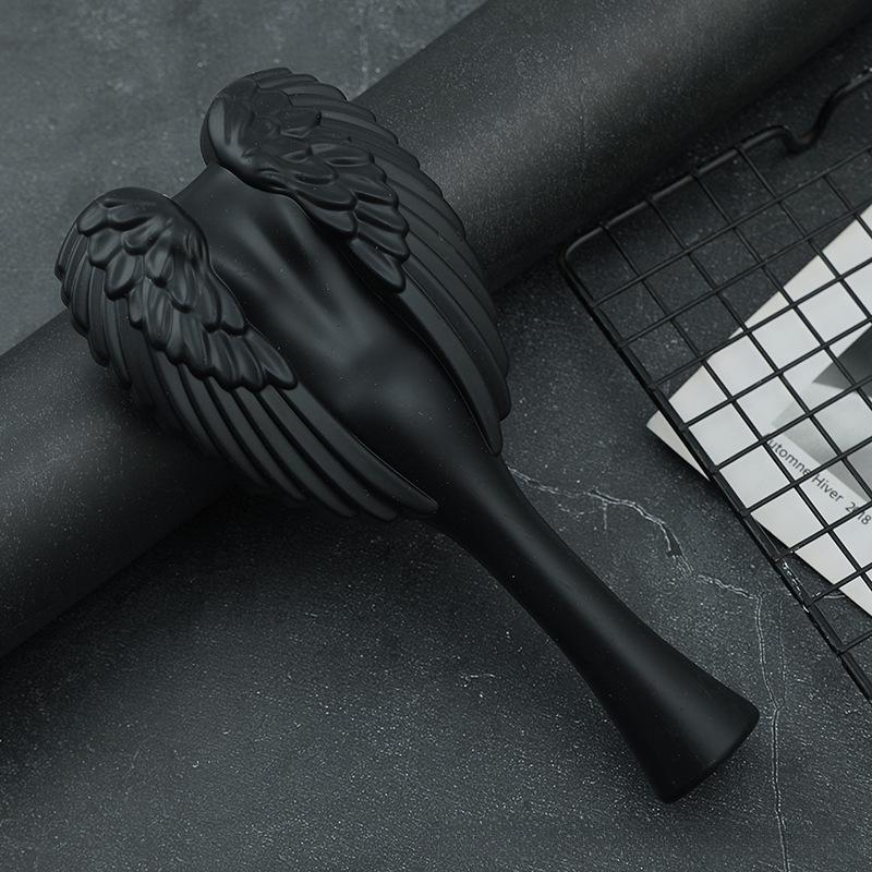 

1 шт., мини-щетка для распутывания волос, ручка, волшебная антистатическая расческа-ангел, расческа, массажная расческа, салон, парикмахерский инструмент для укладки