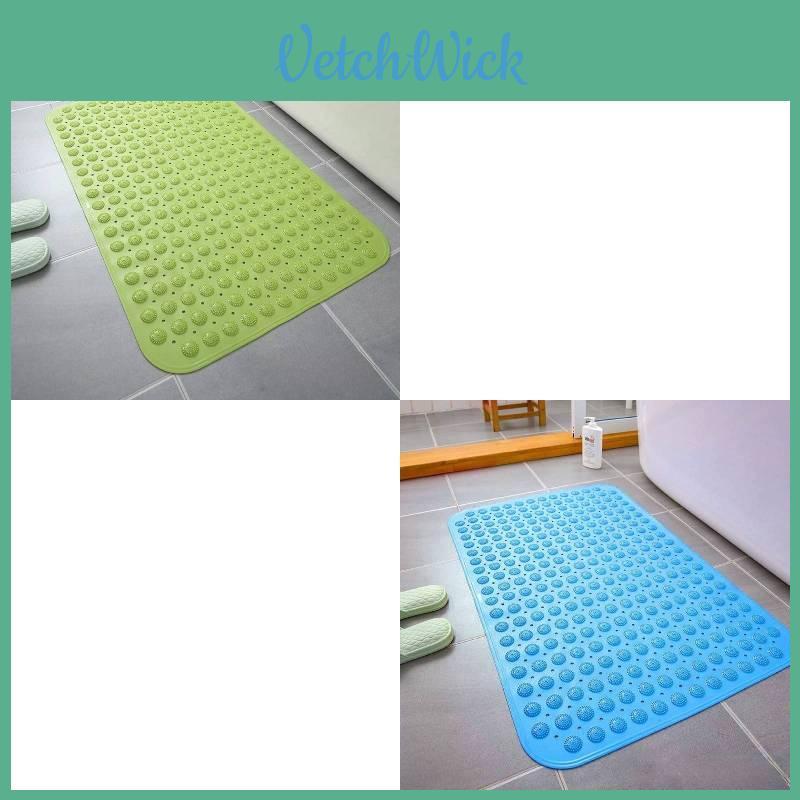 Modern Minimalist Pvc Bathroom Anti Slip Mat With Massage Design For Safe Showering