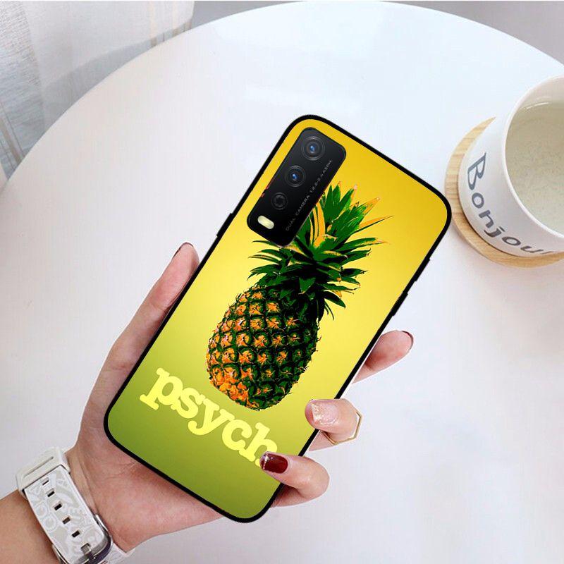 

Чехол для телефона psych pineapple Funda для vivo Y31 Y30 Y33S Y11S Y12S Y17 Y20 Y20S Y21 Y21S Y1S Y53S Y15 Y19 Y91C V23 5G, чехол VIVO V23 5G