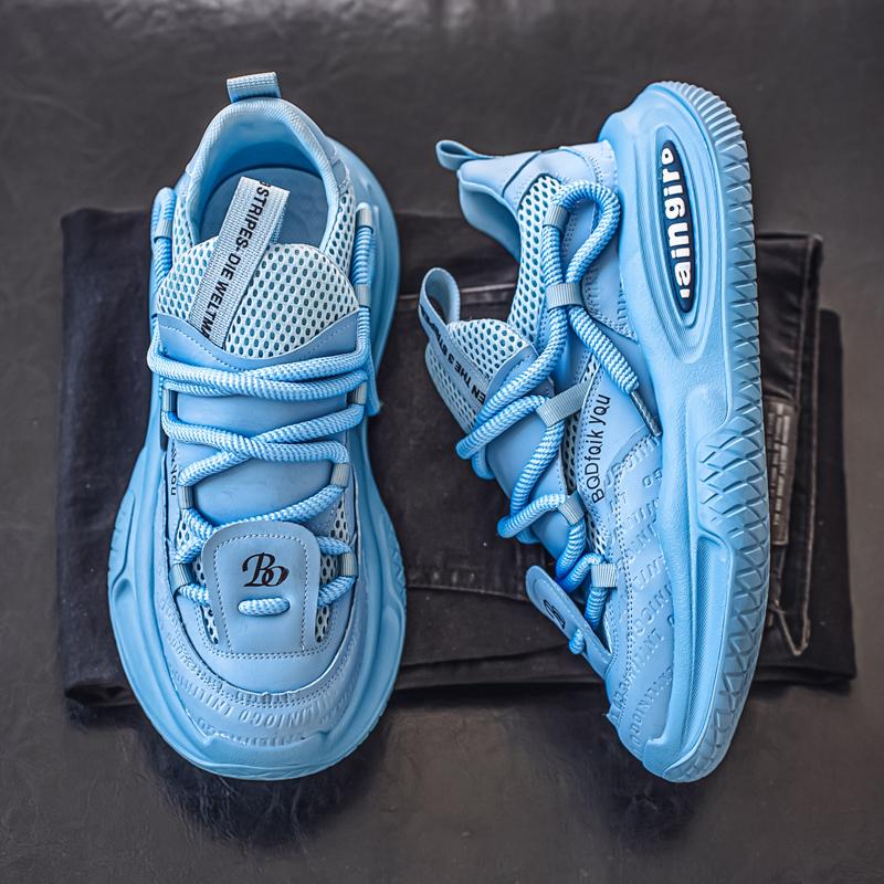 Men's Casual Shoes 2025 New Non-slip Fashion Sports Shoes All-match Men's Shoes Wear Resistant Thick Sole Increase Tide Shoes