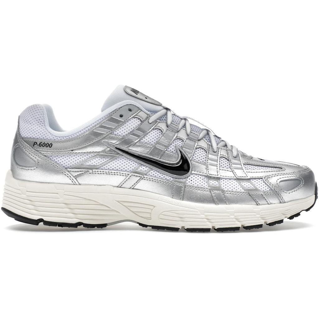 Sneaker Nike P-6000 White Metallic Silver Flat Silver Black(CD6404-105)