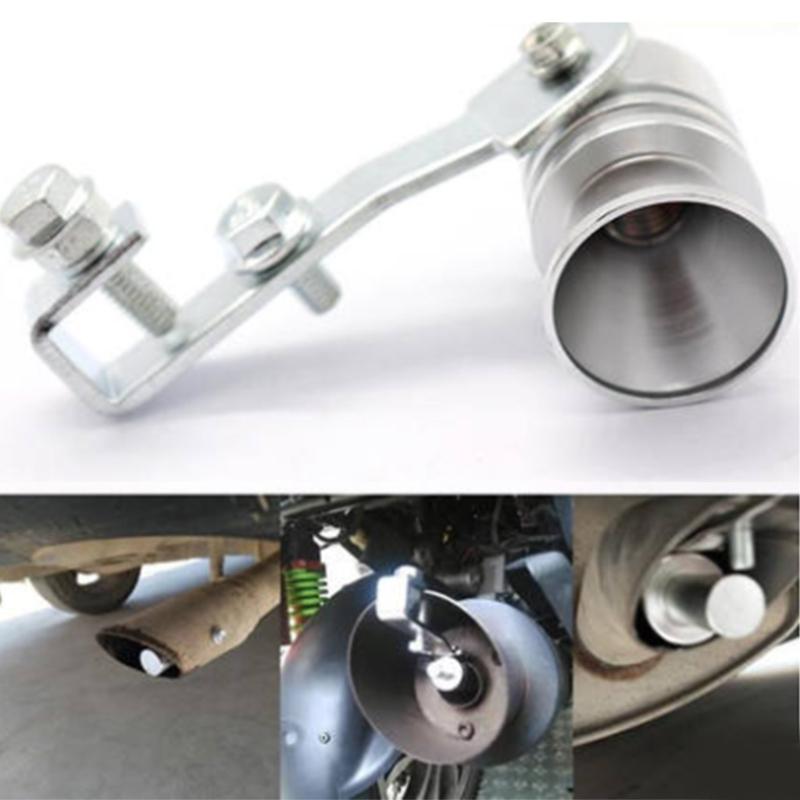 Universal Sound Simulator Blow Off-Valve Car Turbo Sound Whistle Vehicle Refit Device Exhaust Fake Pipe Aluminum Muffler