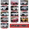 Car Side Rearview Mirror Cover Caps For Lexus IS ES GS LS CT RC F-Sport IS200 IS250 IS300 IS350 2014- Add On Mirror Covers