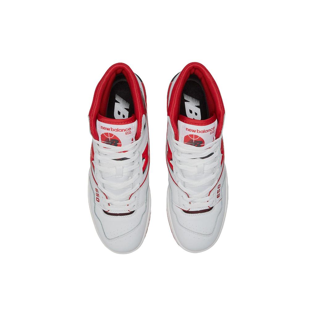 New Balance 650R White Red Unisex Sneakers BB650RWR