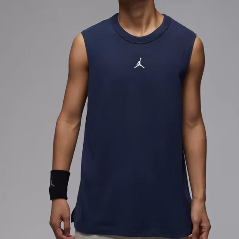 Jordan As M Jdf Sprt Sleeveless Top Fashionable Versatile Breathable Men Tops Blue FN5857410