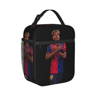 Numărul 19 Lamine Y-Yamal Genți Izolate pentru Prânz Fotbal Fotbal Container pentru Prânz Geantă Termică Geantă Tote Cutie de Prânz Pungă Bento pentru Exterior