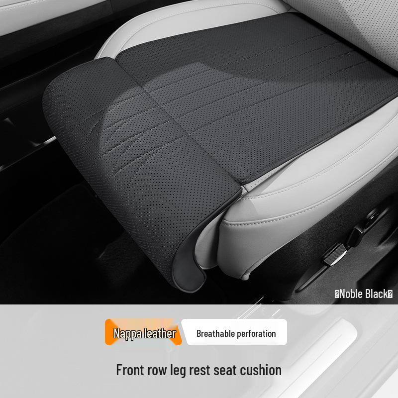 AITO M5-M9 Car Seat Cushion with Leg Rest, Breathable Footrest, and Lumbar Support