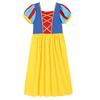 European and American Princess Style Knitted Belle & Cinderella Dress for Girls - Snow White Theme