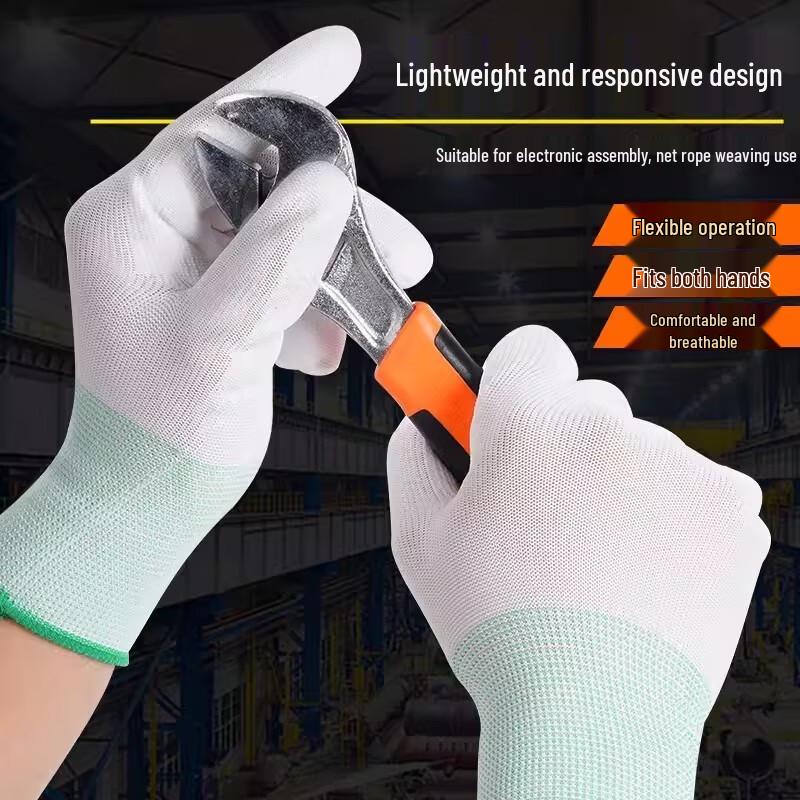 Anbikang PU Anti-Static Coated Labor Protection Work Gloves