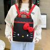 Popular Fashion Handbag Cartoon Bow Backpack High Value Exquisite Soft Cute Black Cat Backpack