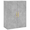 Highboard Concrete Grey 69.5 x 34 x 180 cm Particleboard