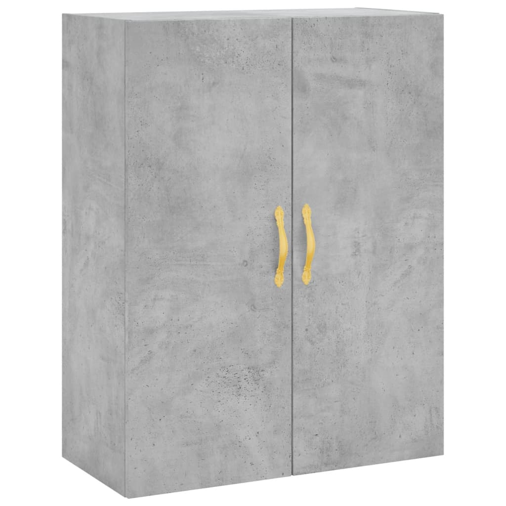 Highboard Concrete Grey 69.5 x 34 x 180 cm Particleboard
