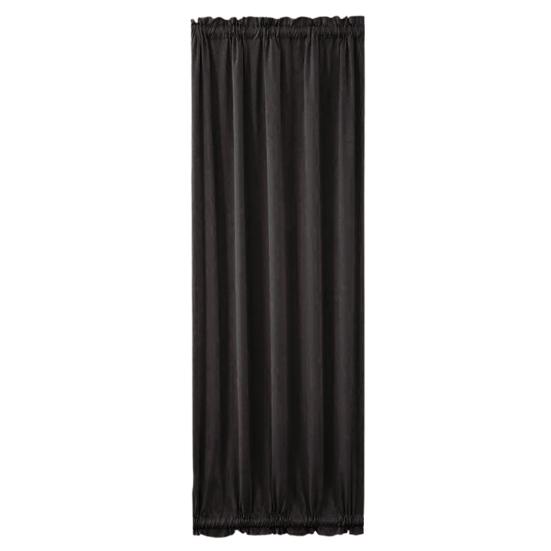 Rod Pocket Door Curtain Thermal French Door Curtain Room Darkening Privacy Blackout Curtain Panel for Kitchen Patio Doors