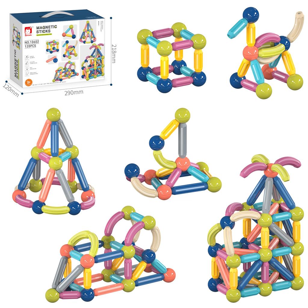Variety Of Magnetic Rod Building Block Kindergarten Baby Hands-On Brain Early Education Parent-Child Toy Gifts