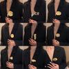 European & American Retro Firework Brooch for Women - Elegant, Versatile Metal Pin for Suit Jackets