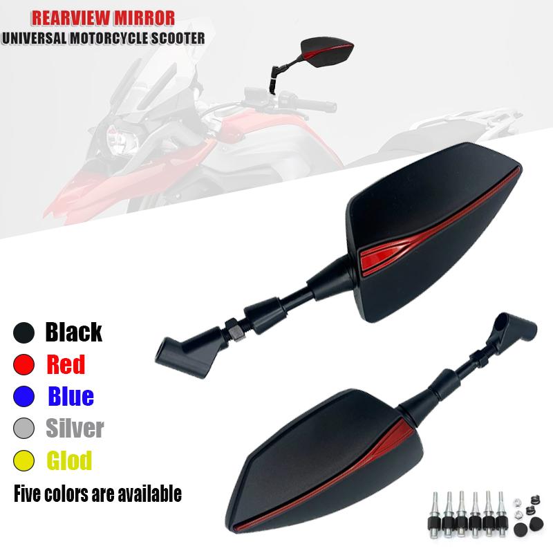 Espelhos Retrovisores Laterais Ajustáveis Universais Para SUZUKI Bandit GSF 400 600 650 650S 1200 1250 S 600S M8/M10