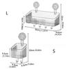 Organizer Shower Storage Rack Punch Free Bathroom Shower Basket Suction Cup Shelf  Kitchen