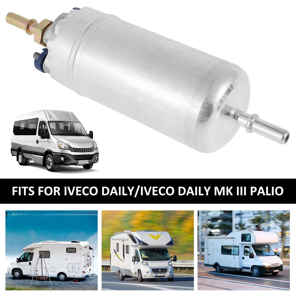 Pompe à carburant électrique 12 V, pompe diesel électrique à haut débit, kit de pompe de transfert de carburant en métal pour IVECO Daily MK III Palio, accessoires automobiles