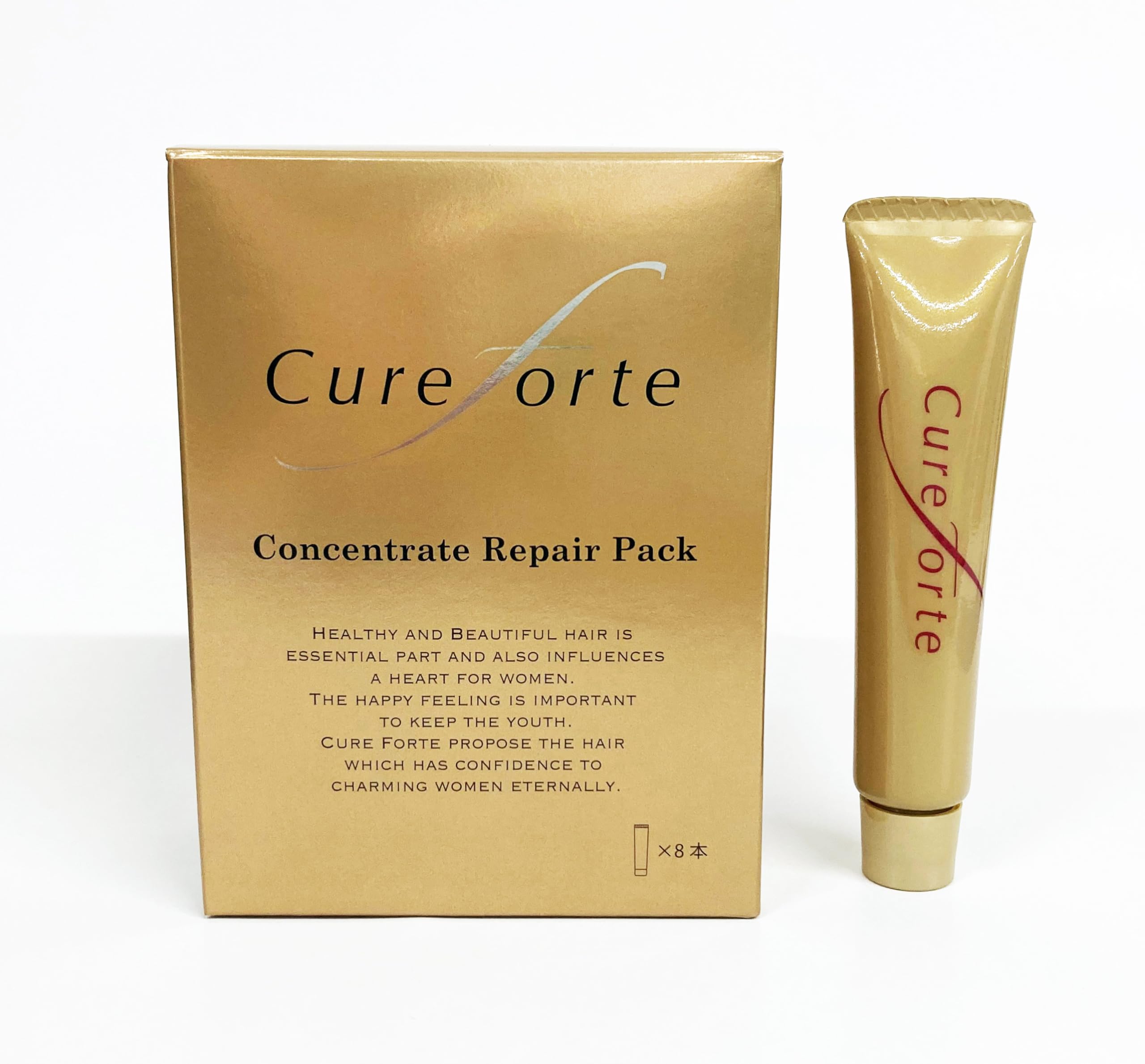 

Official [Cure Forte] CF Concentrate Repair Pack Care Damage Repair Keratin Treatment Single-use Salon Moist Intensive Repair Special Care Luxury