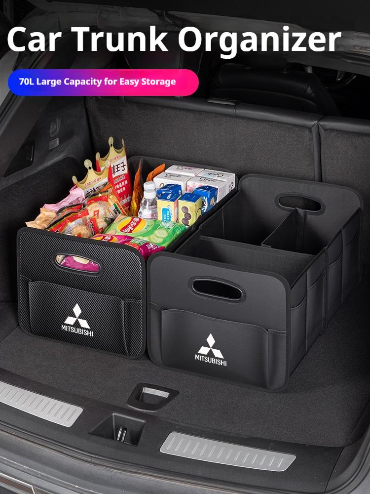 Opvouwbare Grote Capaciteit Opbergbox voor Kofferbak van Auto Voor Mitsubishi Outlander Pajero Asx Lancer EX Evolution X L200 Ralliart Triton