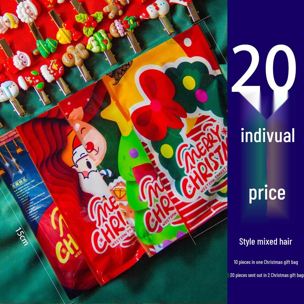 Festive Hair Clips: New Year, Christmas, Mid-Autumn, National Day Gifts for Kindergarten Activities & Whole Class Blind Bags
