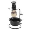 Shaving Brush Kit Men Shaving Kit 3 in 1 Hair Shaving Brush Shaving Bowl Brush Holder for Men