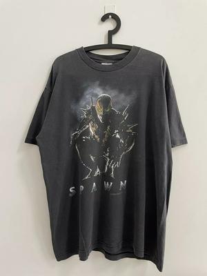 Rzadka Koszulka Spawn Klasyczny Styl Czarna Męska Damska Unisex Koszulka Vtg S-5XL