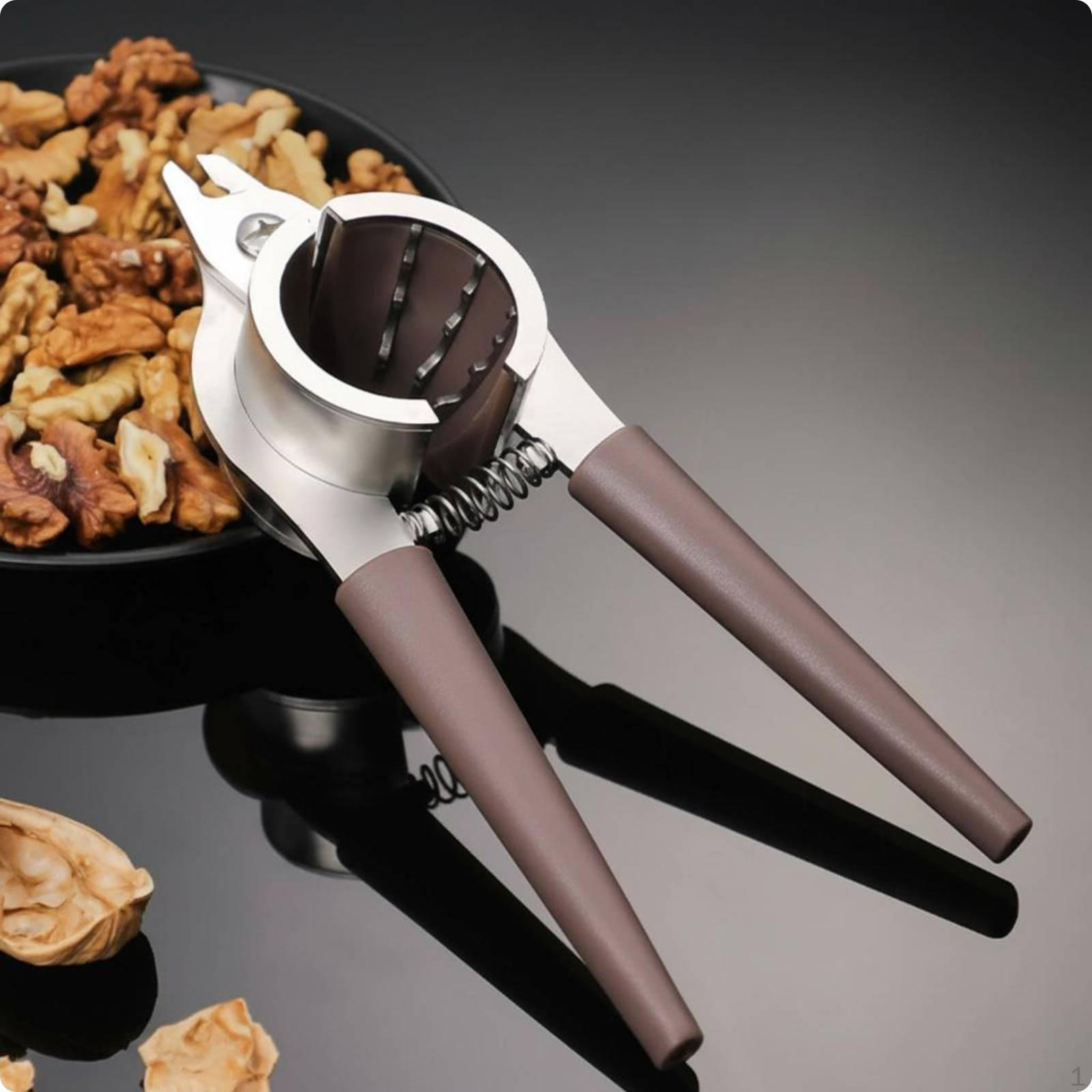 Pliers Nut Cracker Serrated Jaw Stainless Steel