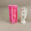 3D Winged Girl Silicone Molds Epoxy Resin Molds for Candle Soap Making Fondant Silicone Mould for Candy Chocolate Baking