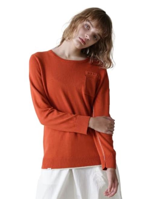 

FATIGUE KNIT Knit Tops L 439 Brick [AVIREX] TOPS/Fatigue Women s 783-3240603
