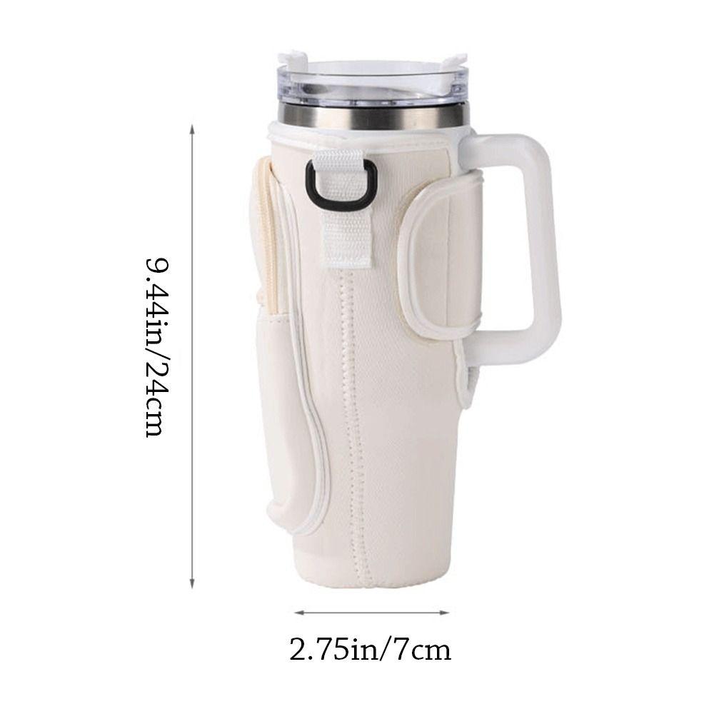 Adjustable Water Bottle Sleeve Portable Water Cup Accessories for 40oz Tyeso Bottle Hiking