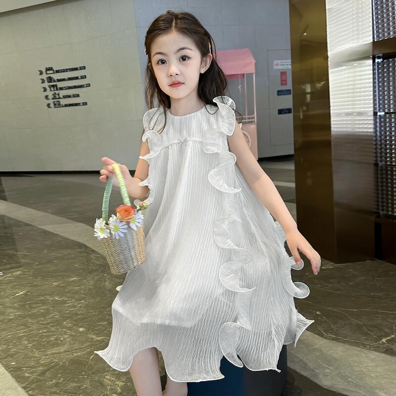 Tutu Elephant Girls' 2025 Summer Bow Princess Dress