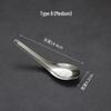 Stainless Steel Long-Handle Thickened Flat Spoon for Home, Hotel, or Restaurant