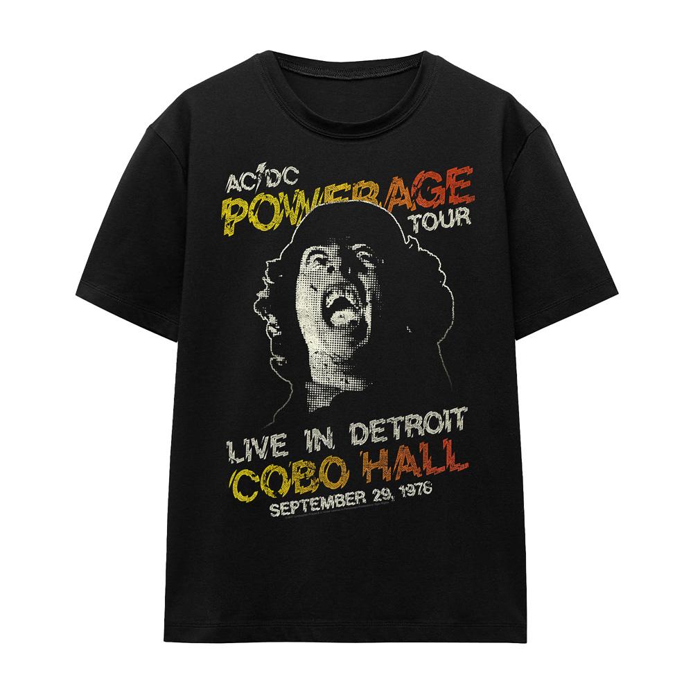 AC/DC Unisex Adult Powerage Tour T-Shirt