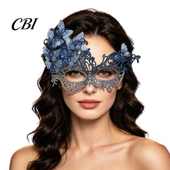 Lace Masquerade Masque Butterfly for Women, Vintage Shiny Eye Cosplay Carnival Halloween Renaissance, Venetian Ball, Party, Evening Prom Wedding