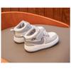 Boys' mid-top sneakers Spring and Autumn new children's shadow gray single shoes children's baby board shoes girls' shoes