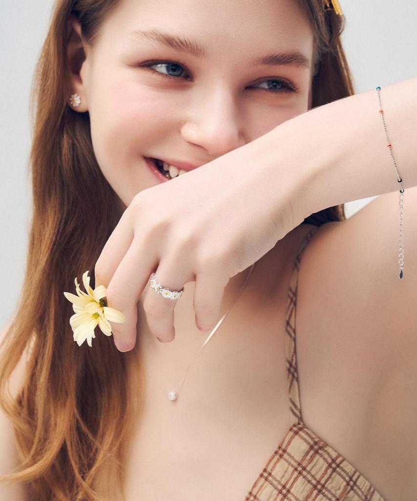 Dana Burton [925 Silver] Sunny Daisy Open Ring