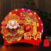 Wealth Table Ornament Nodding Vietnamese Centerpiece Felt Table Decorations with Light for New Year Spring Festival Home