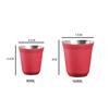 Tazza da Caffè Espresso in Acciaio Inossidabile da 80/160 ml Portatile a Doppio Strato Tazza da Tè per Bevande da Ufficio Mini Tazza da Whisky Vino