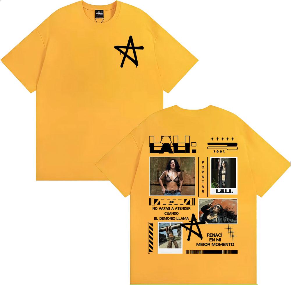 

Singer Lali Esposito Asesina Album Tour 2025 Graphic T-shirt Men Women Clothing Fashion Vintage T Shirts Comfort Cotton T Shirt XL