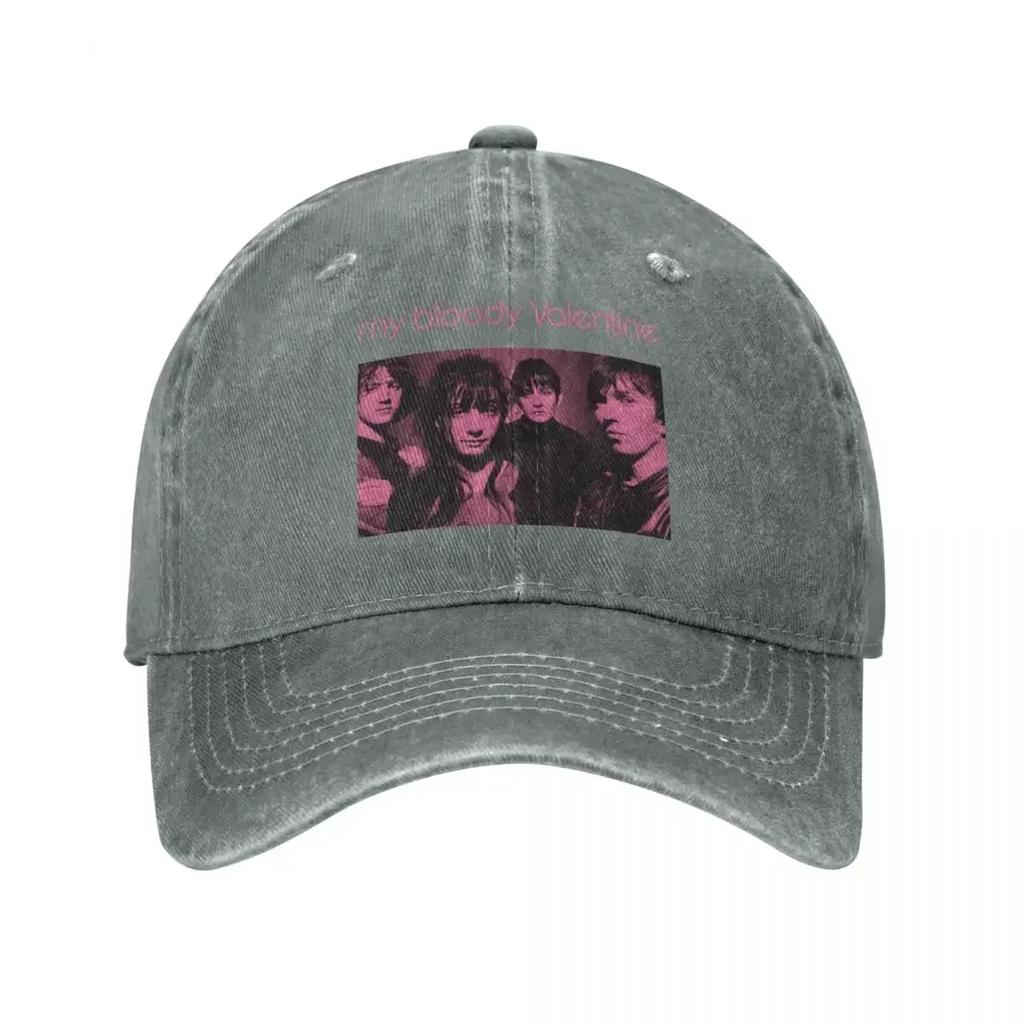 My Bloody Valentine Slowdive Band Baseball Cap Vintage Distressed Cotton Sun Cap Unisex Style Outdoor Workouts Caps Hat