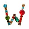 1PC 26 Letters Colorful Jewelry Gifts for Women Alphabet Brooch A-Z Rhinestone Letter Pin