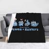 RUMI HUNTRX - HUNTRIX Kpop Demon Hunters  Fleece Blankets  Fashion Throw Blankets for Bed Sofa Couch 125*100cm Bedspread