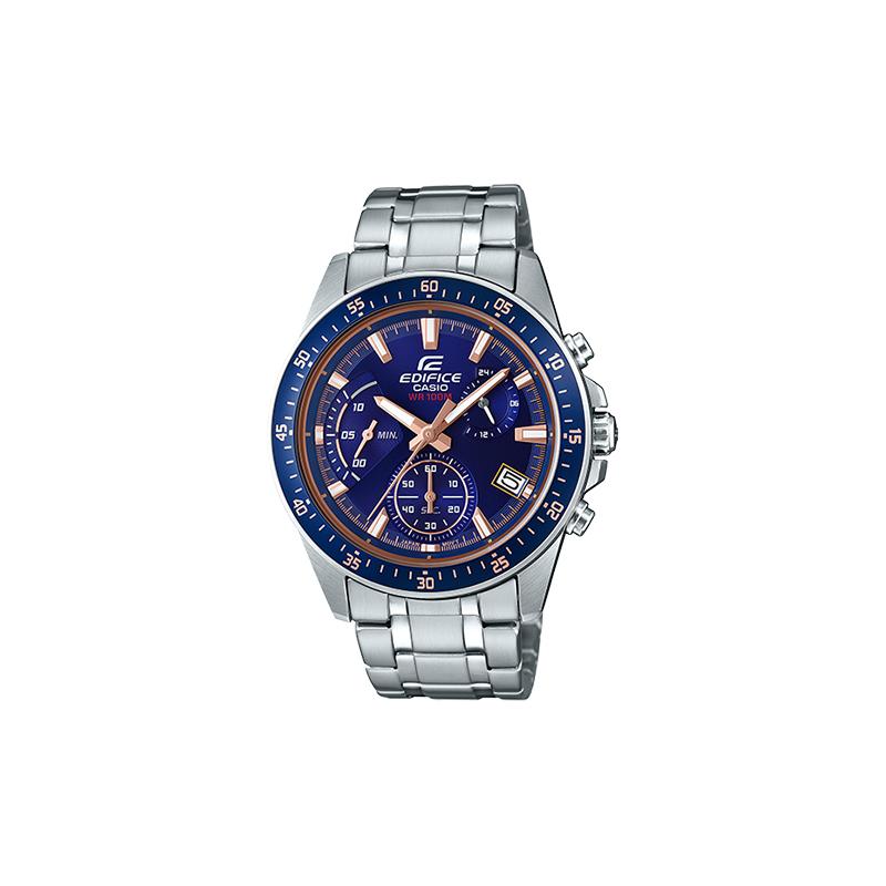 

Casio EDIFICE Series Three Pin Three Eyes Waterproof Business Quartz Movement Stainless Steel Strap Japanese and Korean Watch Men s EFV-540D-2A
