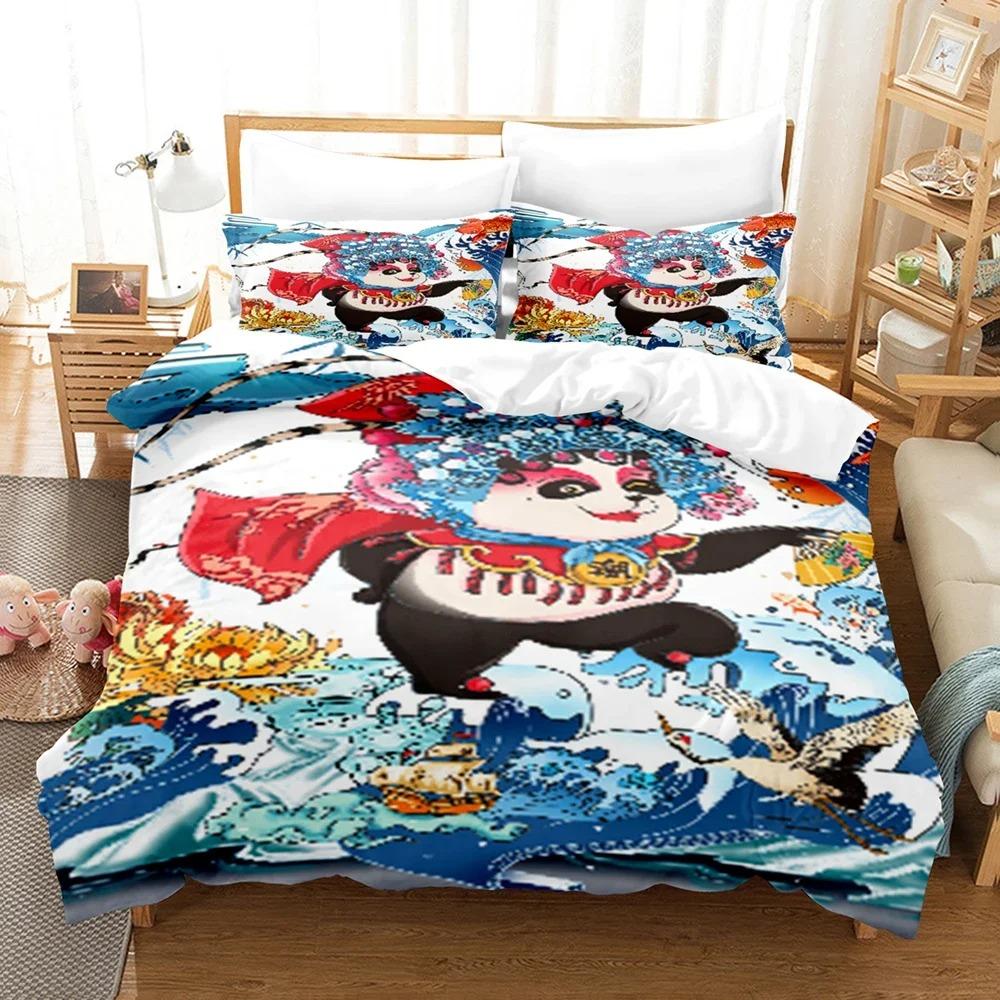 

Модный 3D комплект постельного белья The Panda Facebook из 23 предметов, пододеяльник с наволочкой, двуспальный комплект постельного белья размера Queen King 70x133cm 2pcs