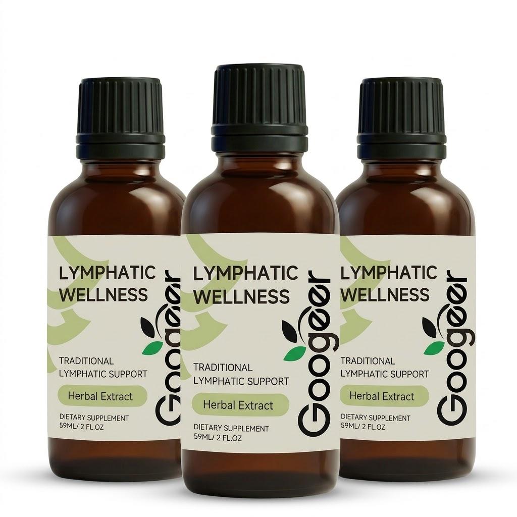 Googeer Lymphatic Wellness Liquid Drops (59ml / 2 Fl Oz) – Circulatory Support