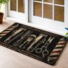 Barber Shop Welcome Entrance Door Mat Hair Salon Floor Rug for Hallway Porch Home Decor Creative Studio Area Foot Pad