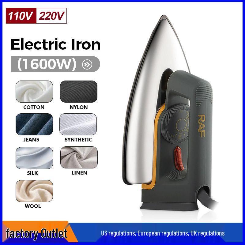 Cross-border E-commerce Electric Teflon Press Dry Iron - Hot Sale European Plug
