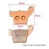 For Honda CR125/250 CRF250/450 Motorcycle Front and Rear Brake Pads Copper Base Disc Brake Pads For Motocross Parts