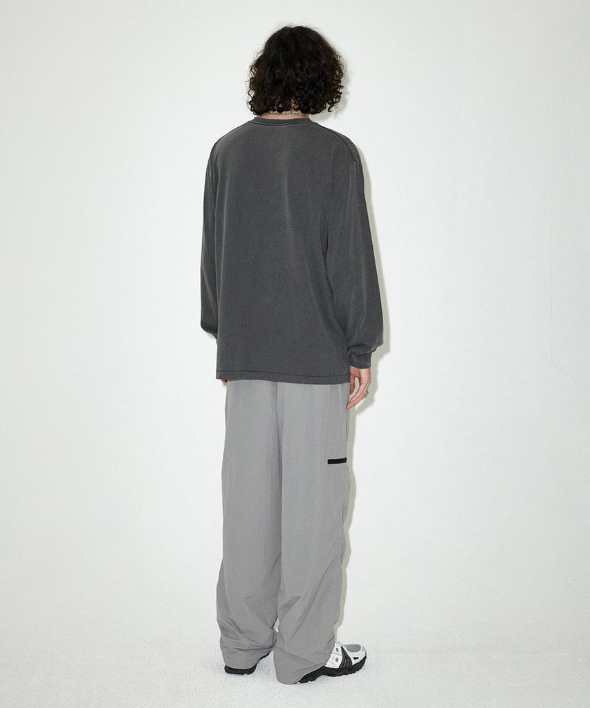 MAHAGRID Basic Logo Nylon Pant Gray(Mg2Efmsc01A)